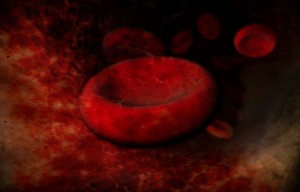 Representación de un glóbulo rojo. Autor: Andrew Manson