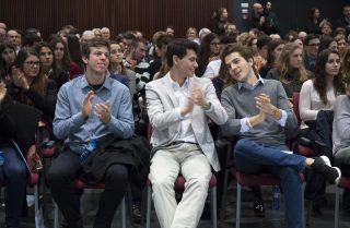 Invitados al acto de entrega de las Ayudas Universitarias de la Fundació Catalunya-La Pedrera